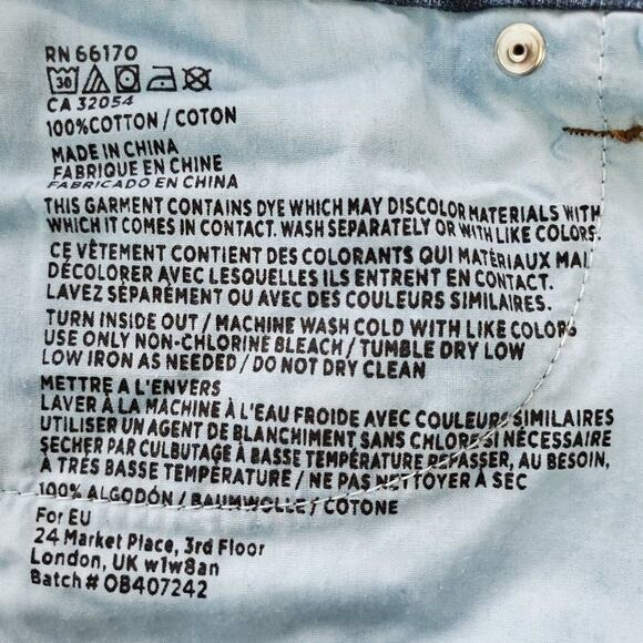 BDG Dolphin Low Rise Cutoff Denim Shorts - Picture 12 of 13